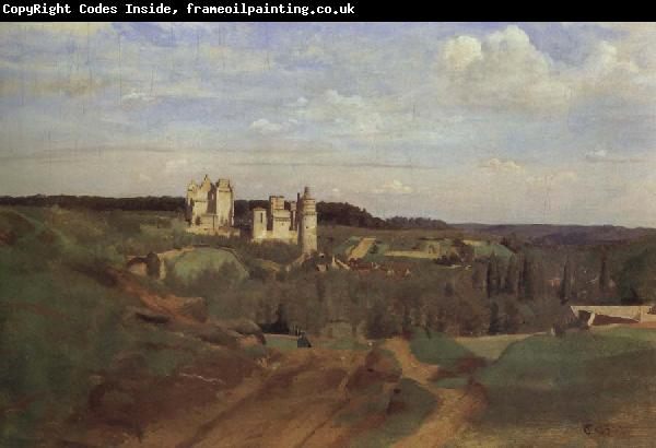 Corot Camille The castle of pierrefonds